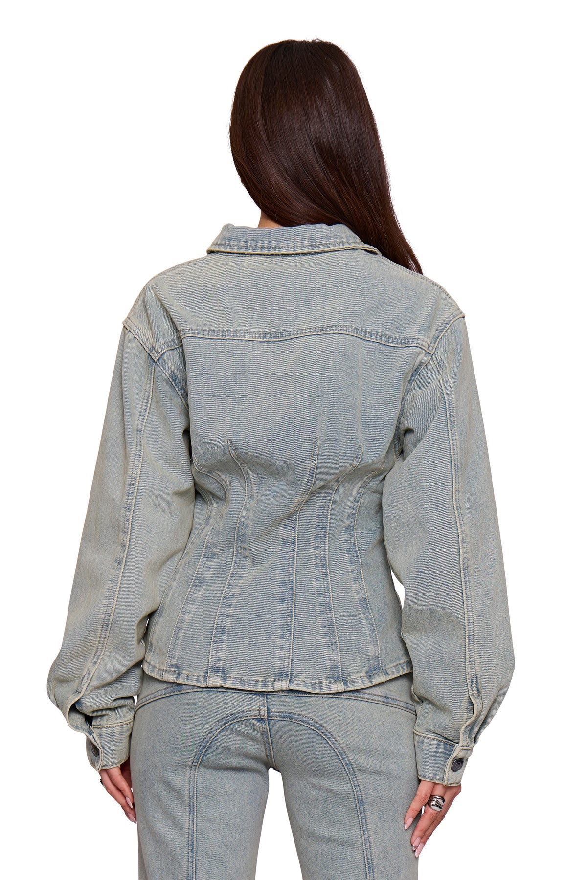 Blue Washed Denim Jacket
