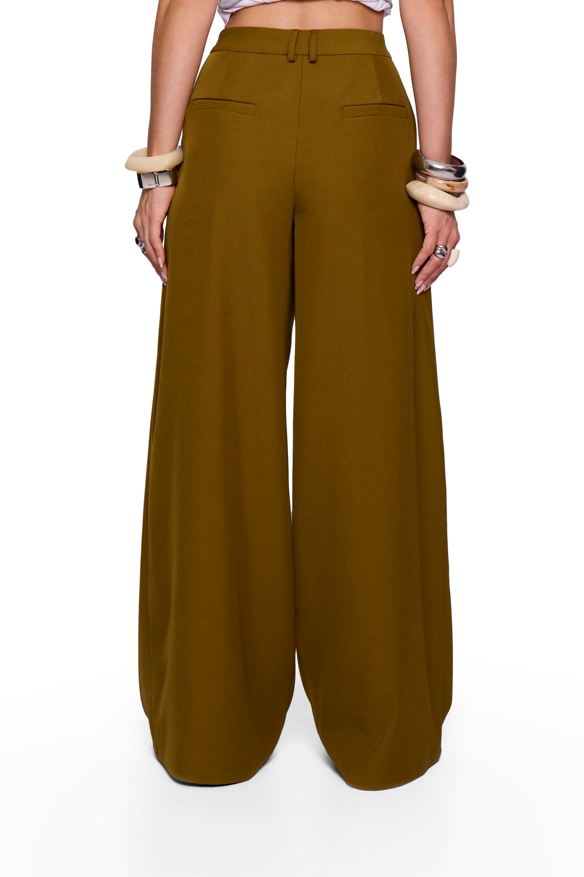 Olive Wide Trouser