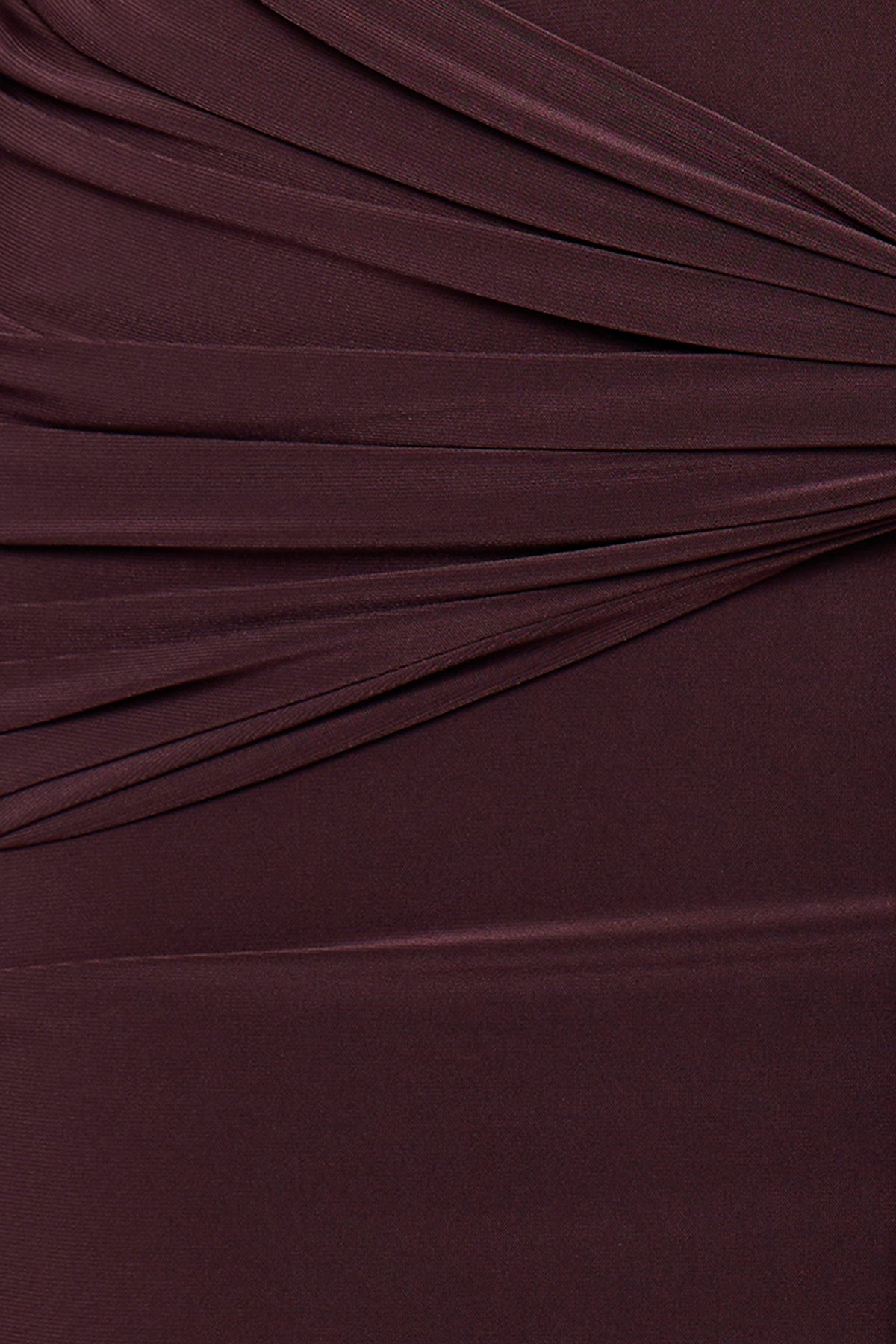Chocolate Drape Mini Dress