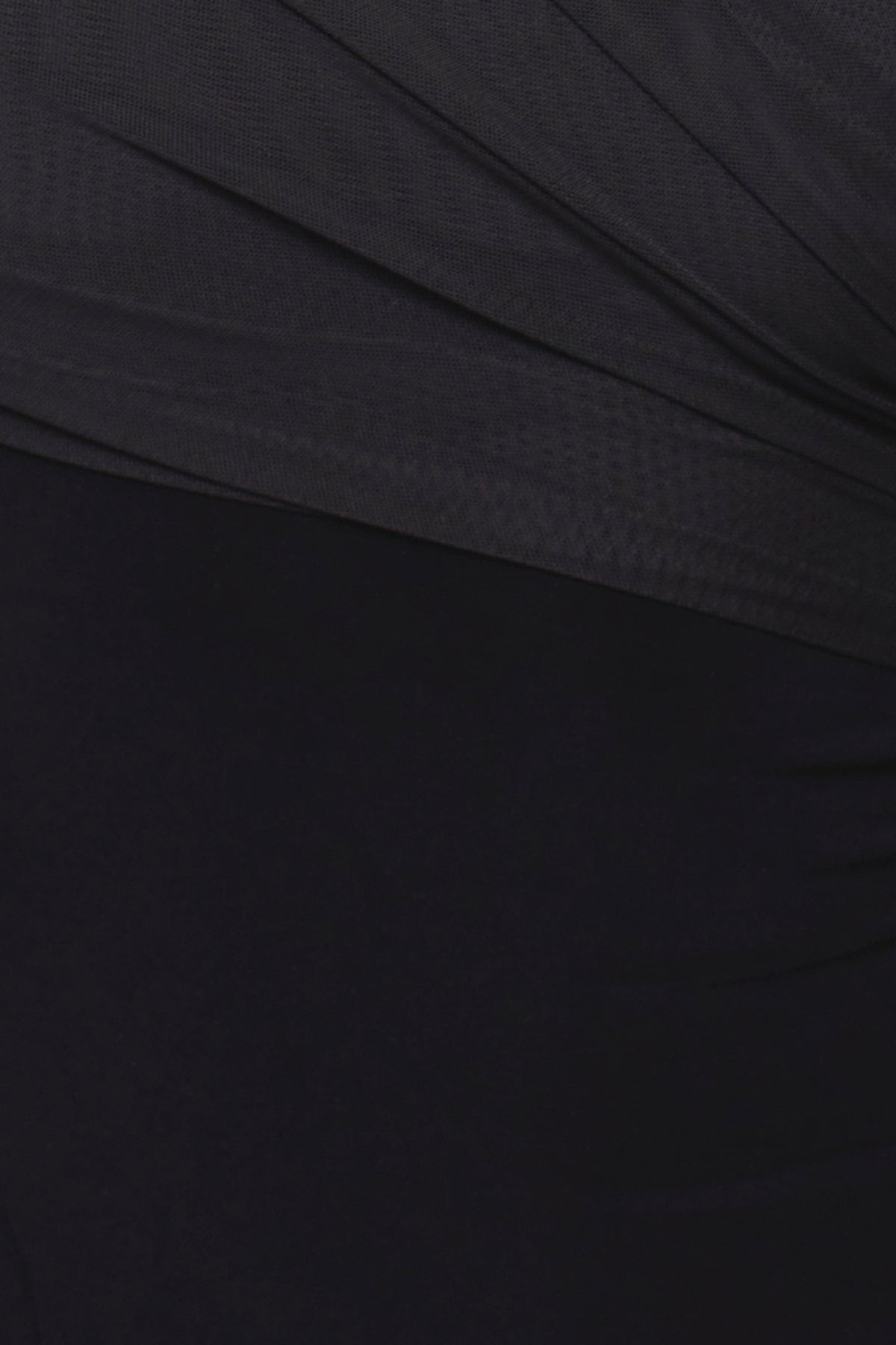 Black One Shoulder Mini Dress