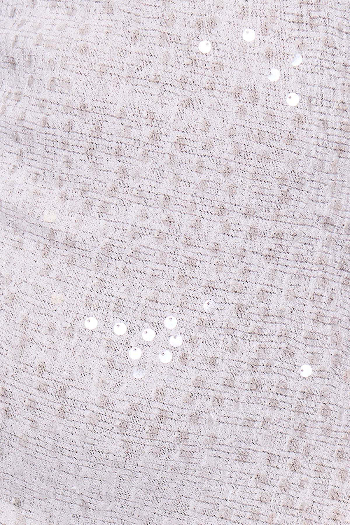 White Sequin Midi Dress