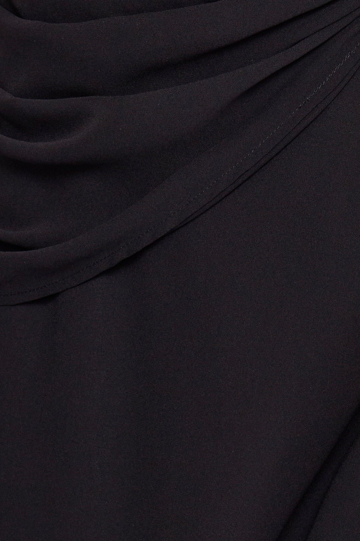 Black Plunge Maxi Dress